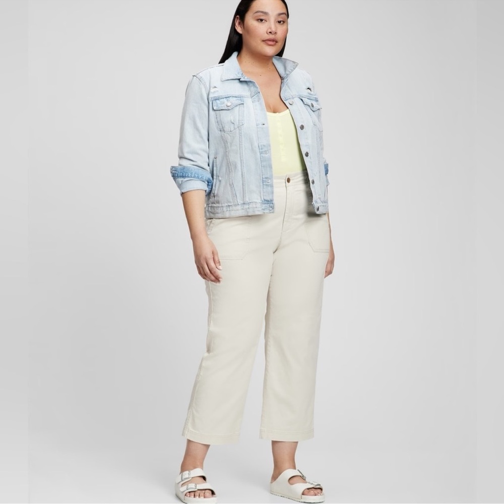 GAP High Rise Girlfriend Utility Khakis / NWT/ size 6